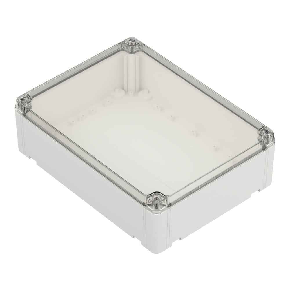 Industrikapsling med transparent lock