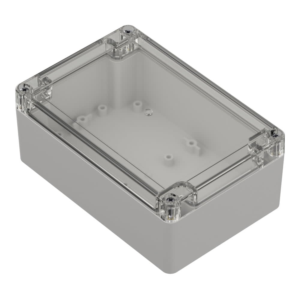 Industriell kapsling med transparent lock